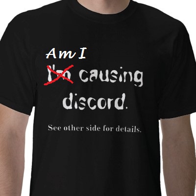 Am I throwing-discord