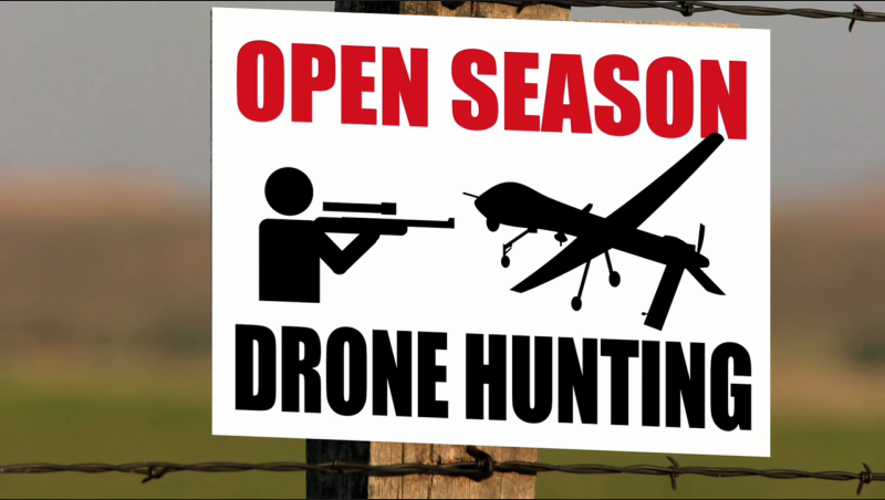 Drone hunting