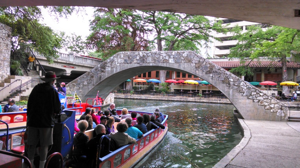 This bridge is Bill's pulpit at The River Walk in Downtown San Antonio, Texas (for a soon coming large venue)