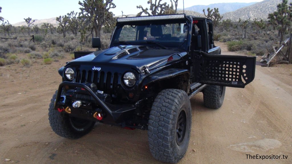 My Jeep in a Joshua tree forest